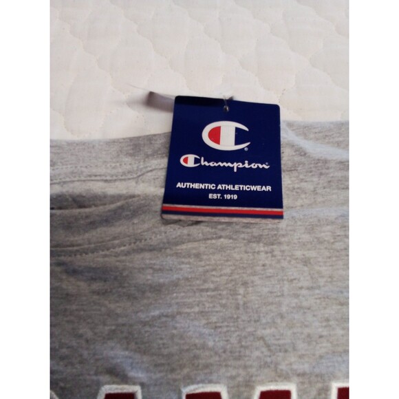 Men's Champion‎ Gray Short Sleeve Alabama New With Tags T-shirt Size Large - Picture 5 of 13
